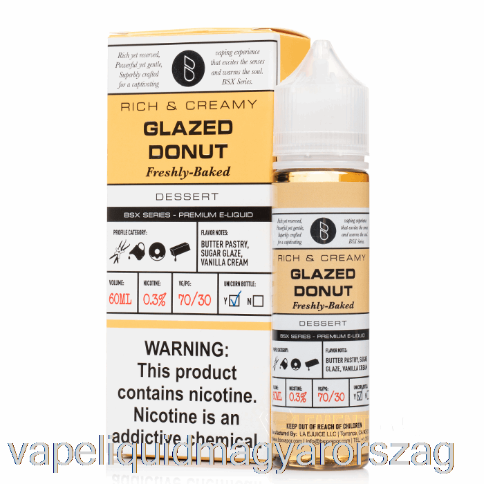 Mázas Fánk - Bsx Sorozat - 60ml 3mg Vape Folyadék